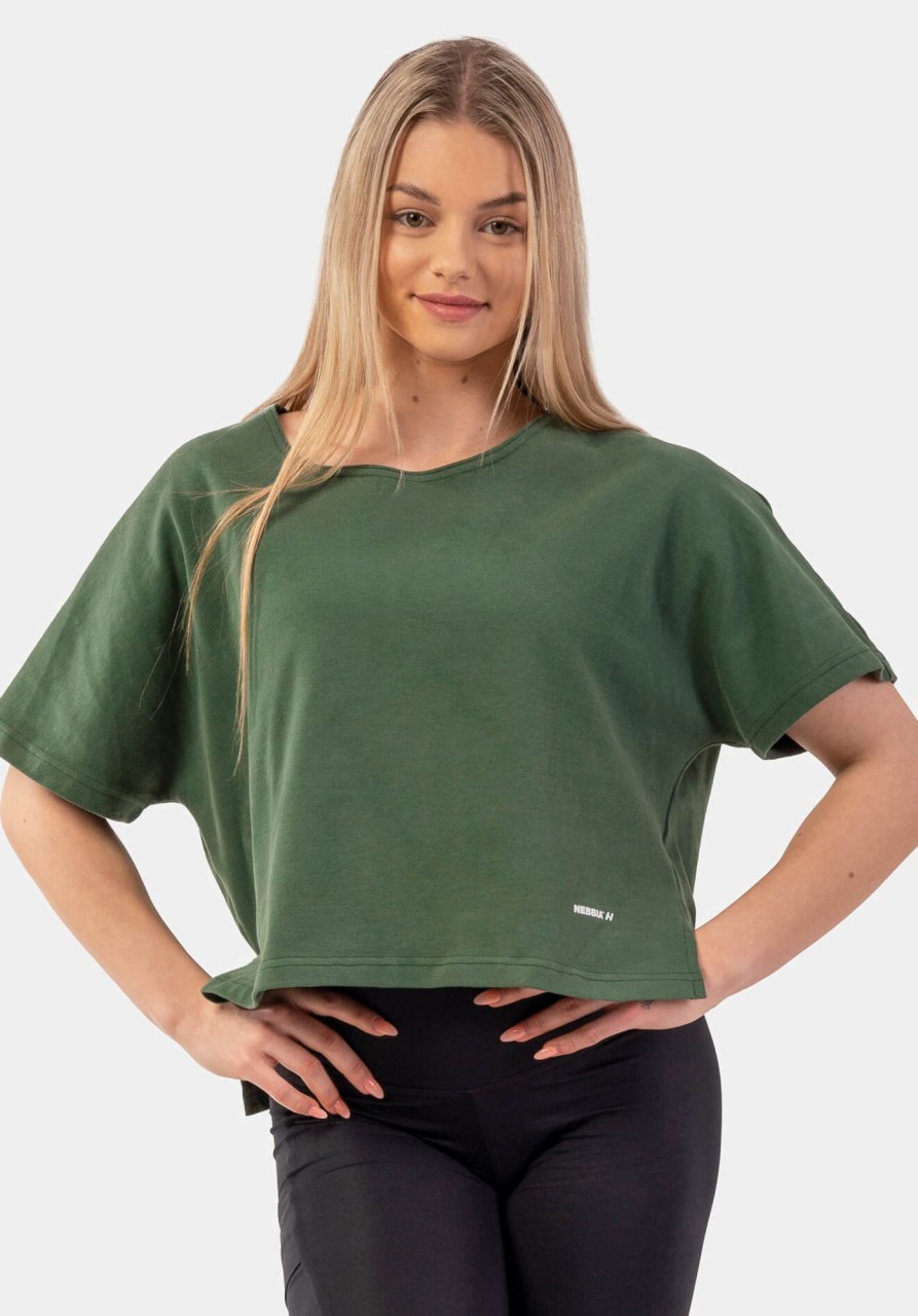 Kategorier NEBBIA | Organic Loose Crop Tee